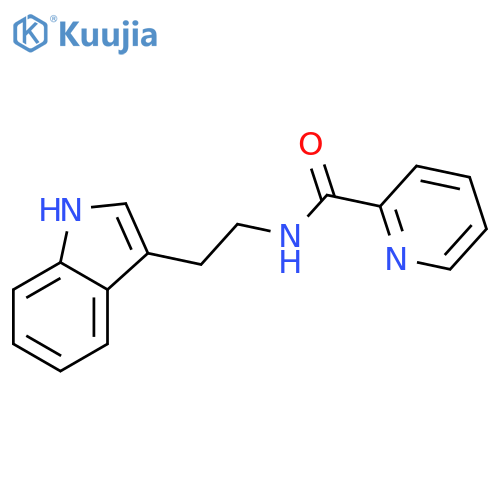 2-Pyridinecarboxamide,N-[2-(1H-indol-3-yl)ethyl]- structure