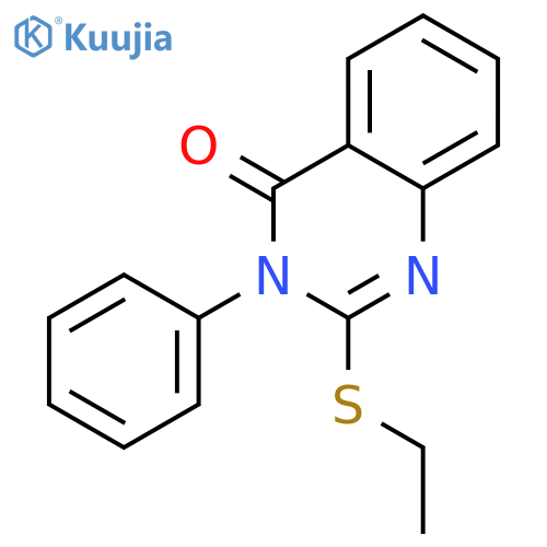 4(3H)-Quinazolinone,2-(ethylthio)-3-phenyl- structure