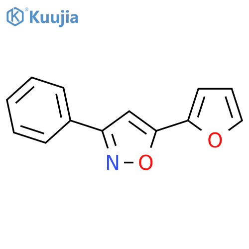Isoxazole, 5-(2-furanyl)-3-phenyl- structure