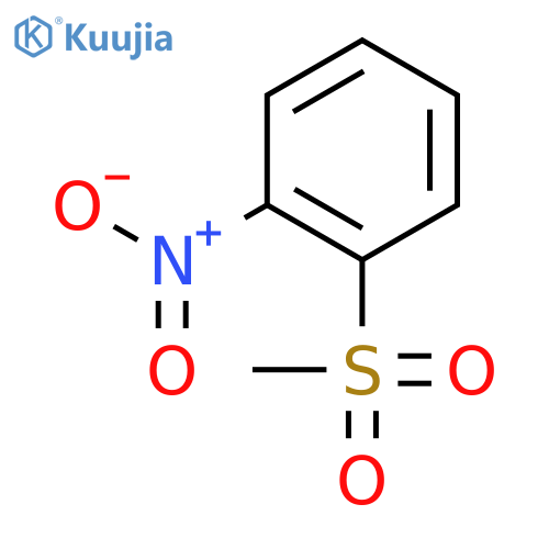 Methyl 2-nitrophenyl sulphone structure