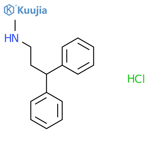 (3,3-diphenylpropyl)(methyl)amine hydrochloride structure