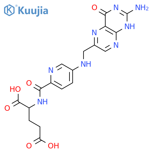 L-Glutamic acid,N-[[5-[[(2-amino-1,4-dihydro-4-oxo-6-pteridinyl)methyl]amino]-2-pyridinyl]carbonyl]-(9CI) structure