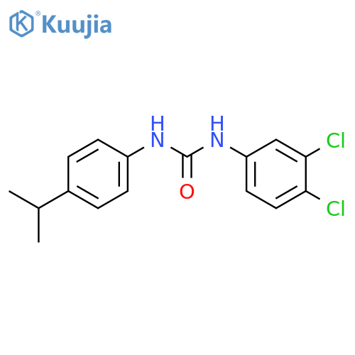 Urea, N-(3,4-dichlorophenyl)-N'-[4-(1-methylethyl)phenyl]- structure