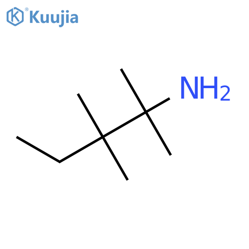 2,3,3-trimethylpentan-2-amine structure