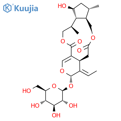 (5R,6S,7S,9S,10R,15S,16E,17S)-16-Ethylidene-7-hydroxy-5,9-dimethyl-17-[(2S,3R,4S,5S,6R)-3,4,5-trihydroxy-6-(hydroxymethyl)oxan-2-yl]oxy-3,12,18-trioxatricyclo[13.4.0.06,10]nonadec-1(19)-ene-2,13-dione structure
