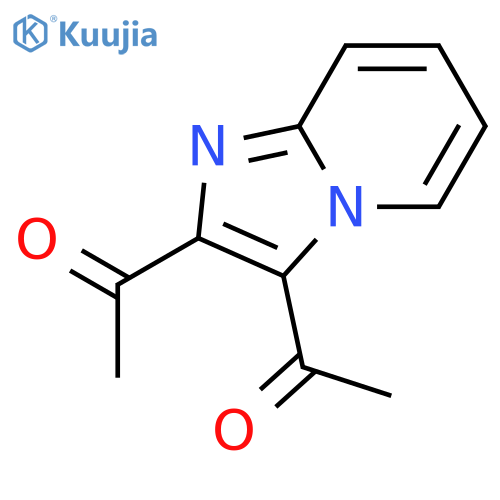 1,1'-imidazo[1,2-a]pyridine-2,3-diylbis-Ethanone structure