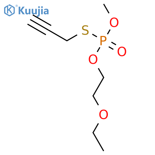 Phosphorothioic acid,O-(2-ethoxyethyl) O-methyl S-2-propynyl ester (8CI,9CI) structure