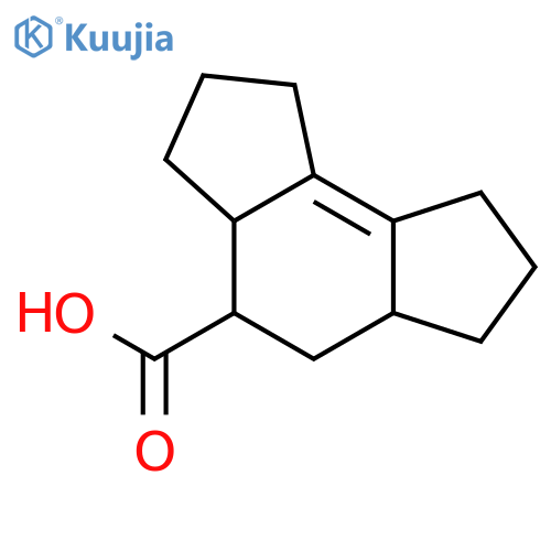 as-Indacene-4-carboxylic acid, 1,2,3,3a,4,5,5a,6,7,8-decahydro- structure