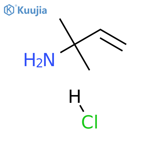 2-methylbut-3-en-2-amine hydrochloride structure