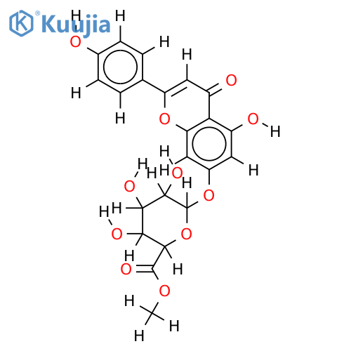 apigenin-7-galacturonic acid methyl ester structure