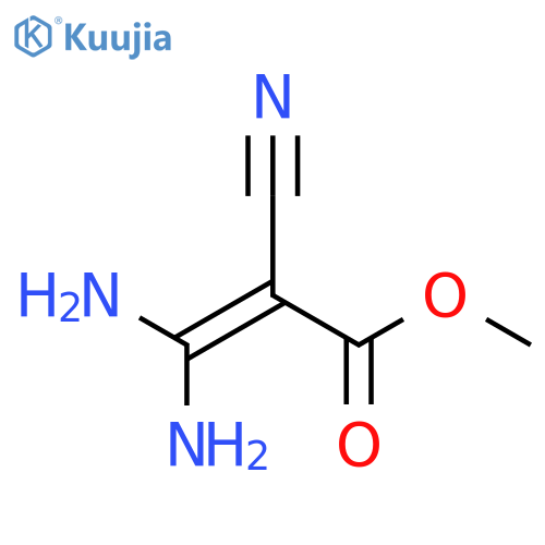 2-Propenoic acid, 3,3-diamino-2-cyano-, methyl ester structure
