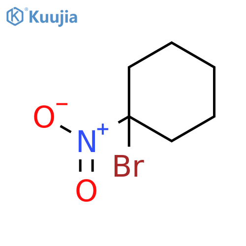1-bromo-1-nitrocyclohexane structure