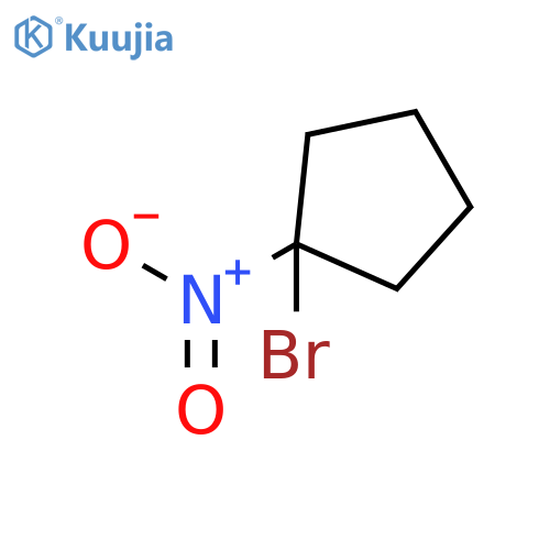 1-bromo-1-nitrocyclopentane structure