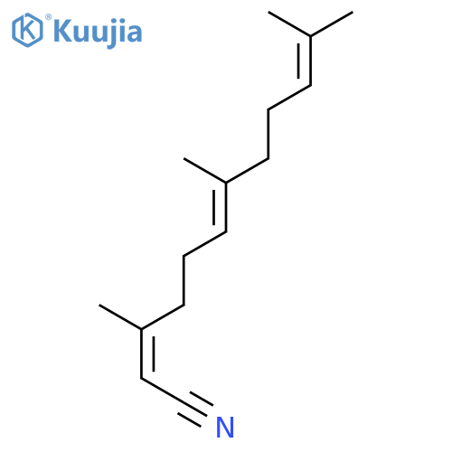 2,6,10-Dodecatrienenitrile, 3,7,11-trimethyl-, (Z,E)- structure