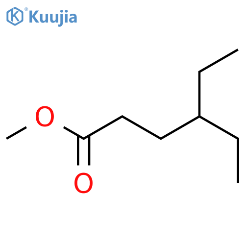 Hexanoic acid, 4-ethyl-, methyl ester structure