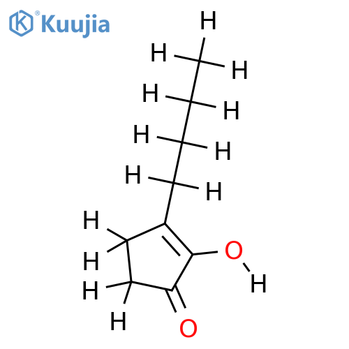 1-n-Butylcyclopent-1-en-2-ol-3-on structure