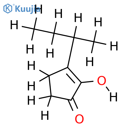 (Methyl-1 propyl)-3 cyclopentandion-1,2 structure