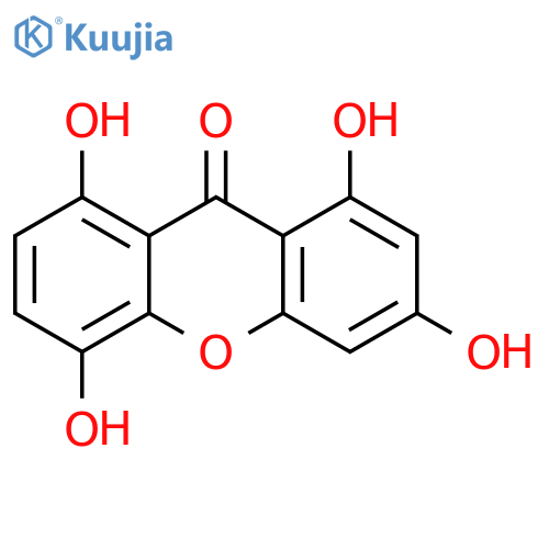 1,3,5,8-Tetrahydroxyxanthone structure
