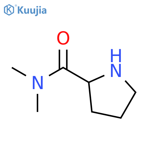 (2S)-N,N-dimethylpyrrolidine-2-carboxamide structure