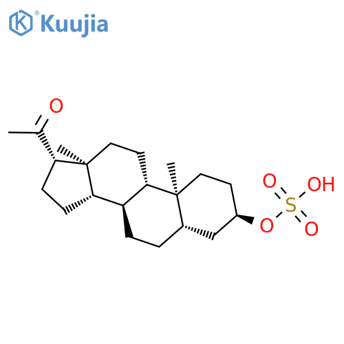 (3α)-Allopregnanolone Sulfate structure