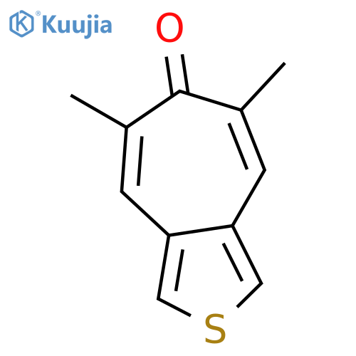 6H-Cyclohepta[c]thiophen-6-one, 5,7-dimethyl- structure