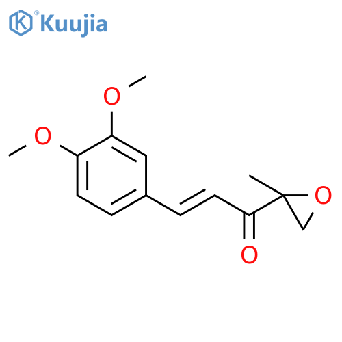 2-Propen-1-one, 3-(3,4-dimethoxyphenyl)-1-(2-methyloxiranyl)- structure