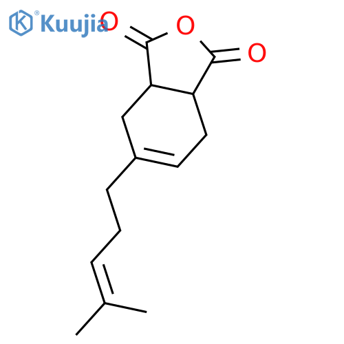 1,3-Isobenzofurandione,3a,4,7,7a-tetrahydro-5-(4-methyl-3-penten-1-yl)- structure