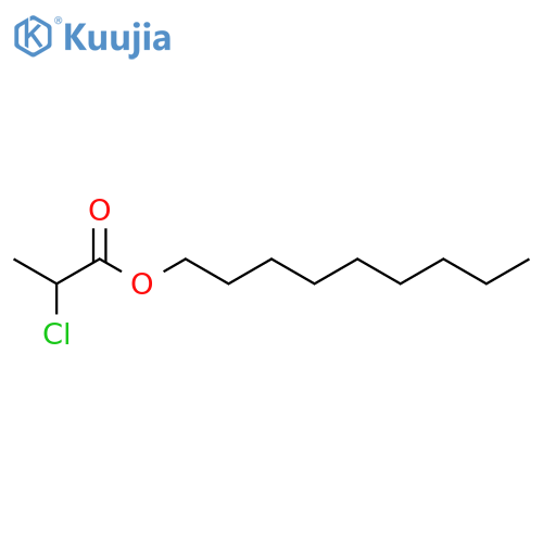 Propanoic acid, 2-chloro-, nonyl ester structure