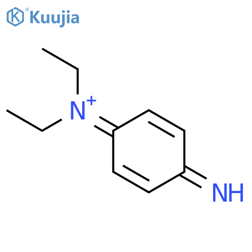 Ethanaminium, N-ethyl-N-(4-imino-2,5-cyclohexadien-1-ylidene)- structure
