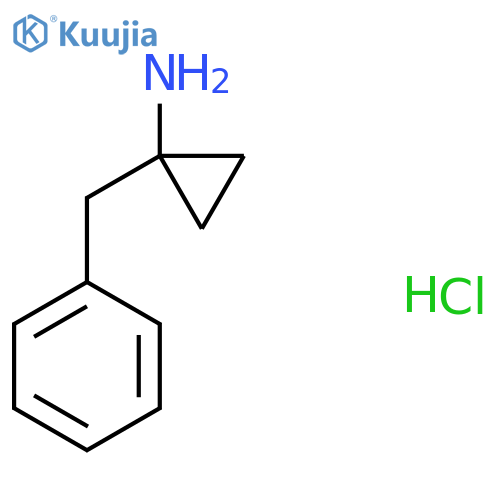 1-Benzylcyclopropan-1-amine hydrochloride structure