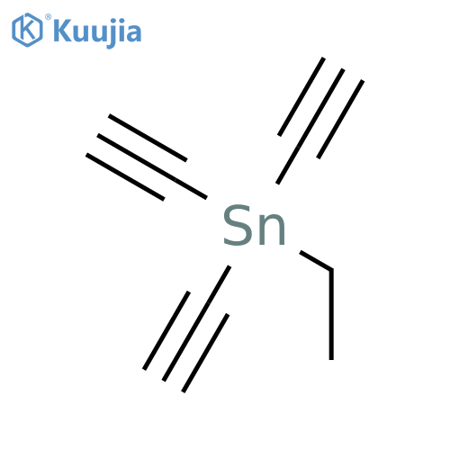 Stannane, ethyltriethynyl- structure