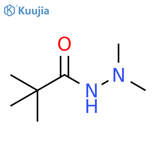 Propanoic acid, 2,2-dimethyl-, 2,2-dimethylhydrazide structure