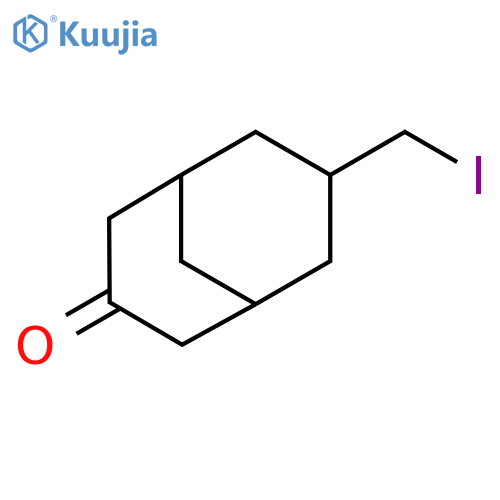 Bicyclo[3.3.1]nonan-3-one, 7-(iodomethyl)- structure