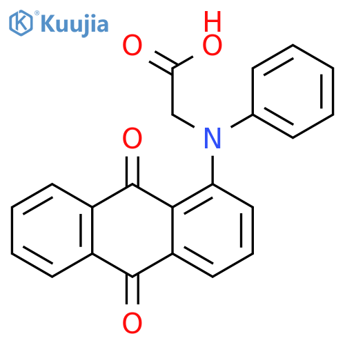 Glycine, N-(9,10-dihydro-9,10-dioxo-1-anthracenyl)-N-phenyl- structure