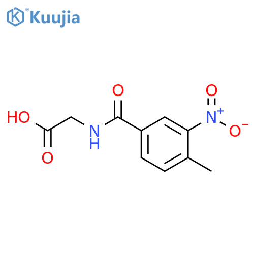 2-(4-Methyl-3-nitrophenyl)formamidoacetic Acid structure