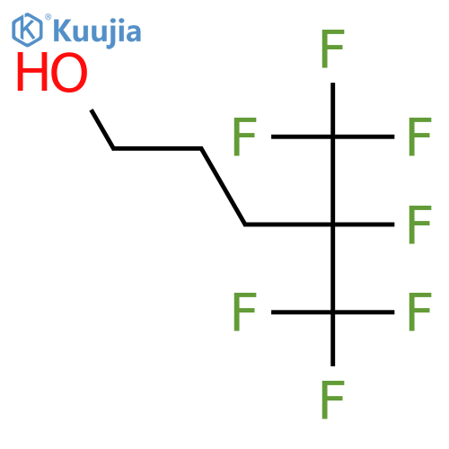 1-Pentanol,4,5,5,5-tetrafluoro-4-(trifluoromethyl)- structure