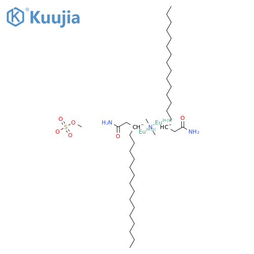Dimethylbis(3-stearamidepropyl)ammonium methyl sulphate structure