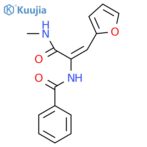 (2E)-3-(furan-2-yl)-N-methyl-2-(phenylformamido)prop-2-enamide structure