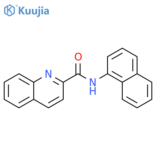 N-(naphthalen-1-yl)quinoline-2-carboxamide structure