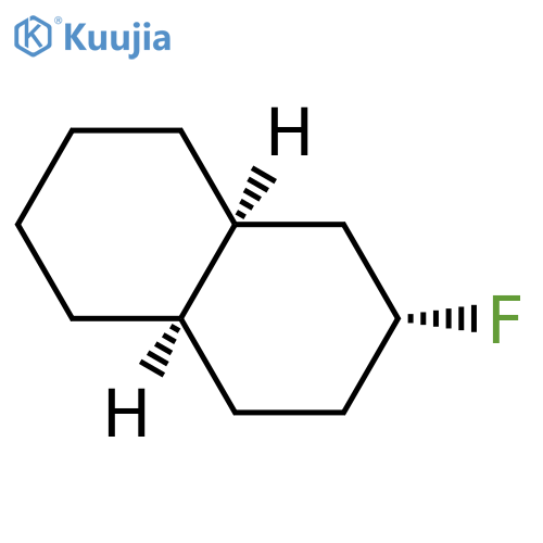 Naphthalene,2-fluorodecahydro-, (2R,4aR,8aS)-rel- structure