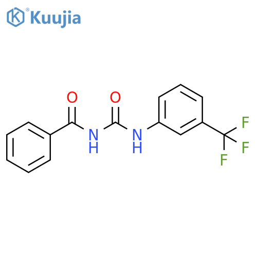 Benzamide, N-[[[3-(trifluoromethyl)phenyl]amino]carbonyl]- structure