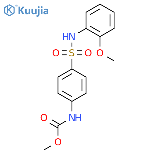 methyl N-{4-(2-methoxyphenyl)sulfamoylphenyl}carbamate structure