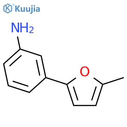 Benzenamine,3-(5-methyl-2-furanyl)-, hydrochloride (1:1) structure