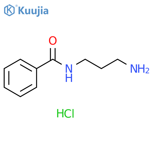 N-(3-aminopropyl)benzamide hydrochloride structure
