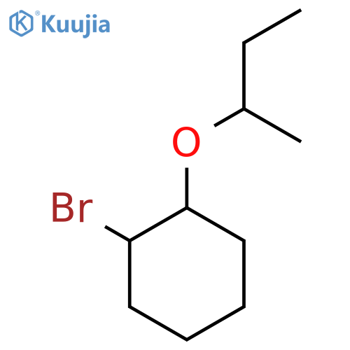 1-Bromo-2-(butan-2-yloxy)cyclohexane structure