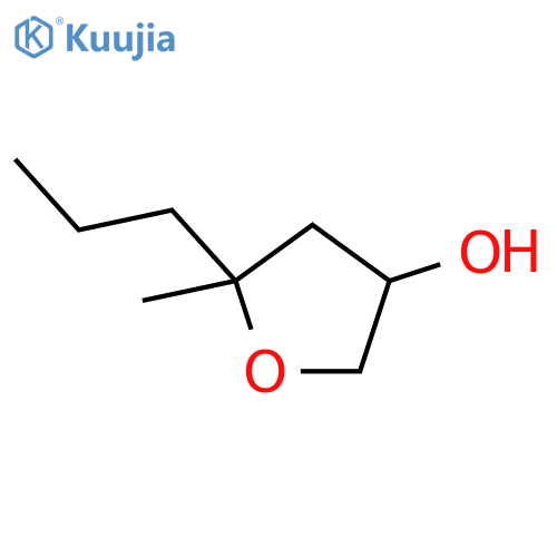 3-Furanol,tetrahydro-5-methyl-5-propyl- (8CI) structure