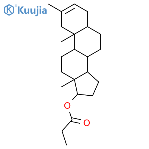 2-Methyl-5α-androst-2-en-17β-ol-propionate structure