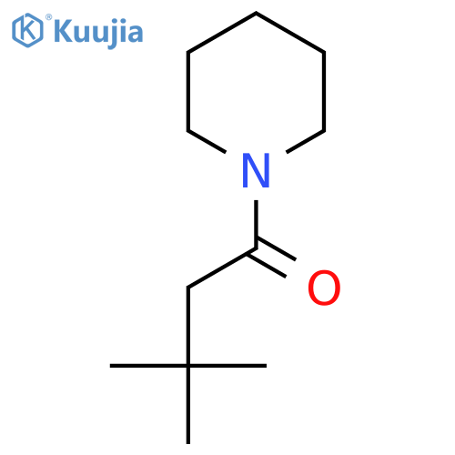 1-Piperidino-3,3-dimethyl-1-butanone structure
