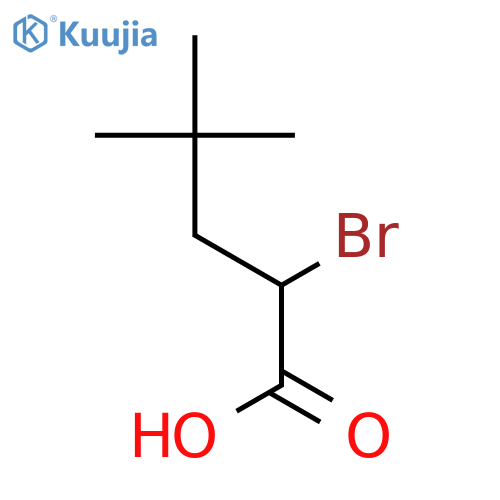 2-Bromo-4,4-dimethylpentanoic acid structure