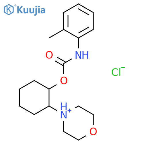 Carbanilic acid,o-methyl-, 2-morpholinocyclohexyl ester (8CI) structure